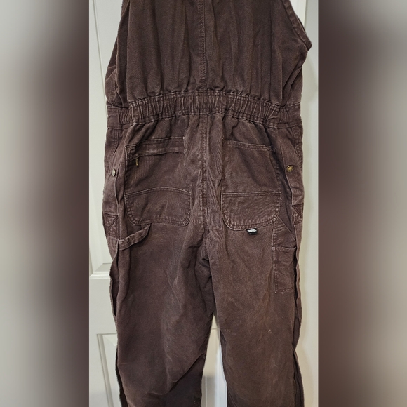 Berne Insulated Brown Overalls women’s Medium - Picture 10 of 16
